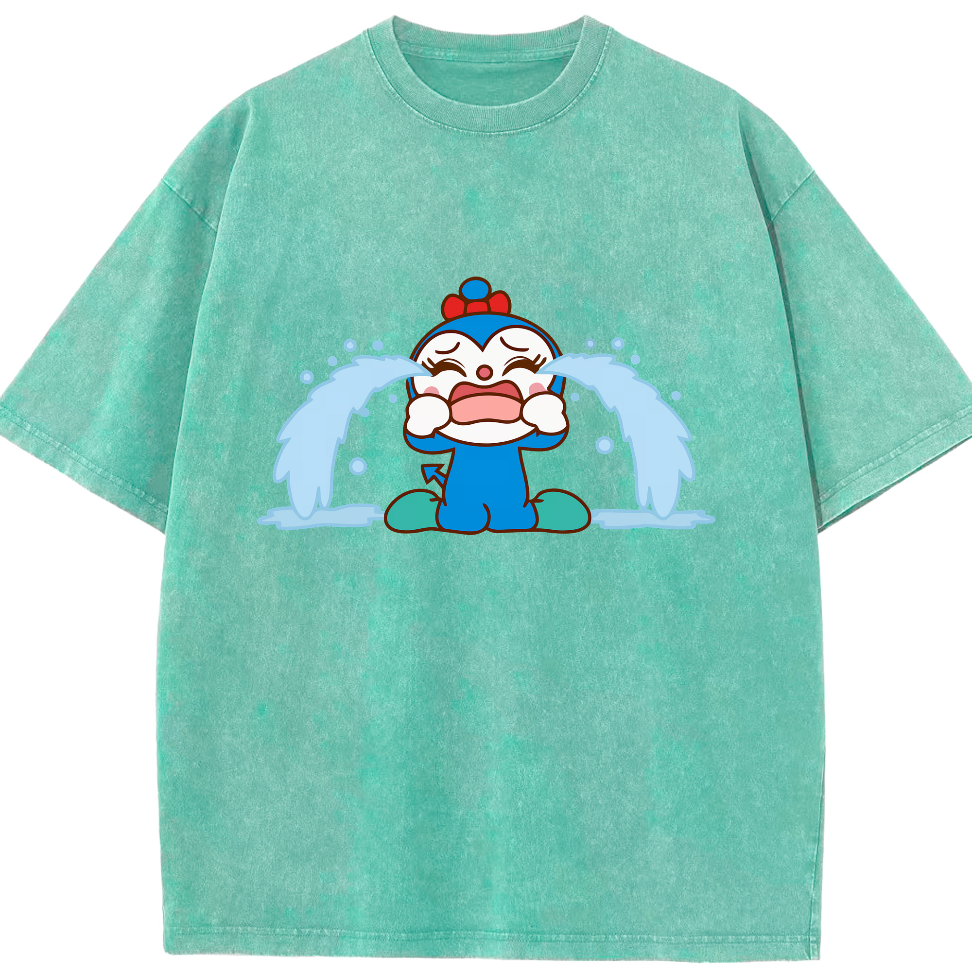 （画像用） アンパンマン Anpanman 綿100% ヴィンテージ風 半袖Tシャツ（フロントプリント）